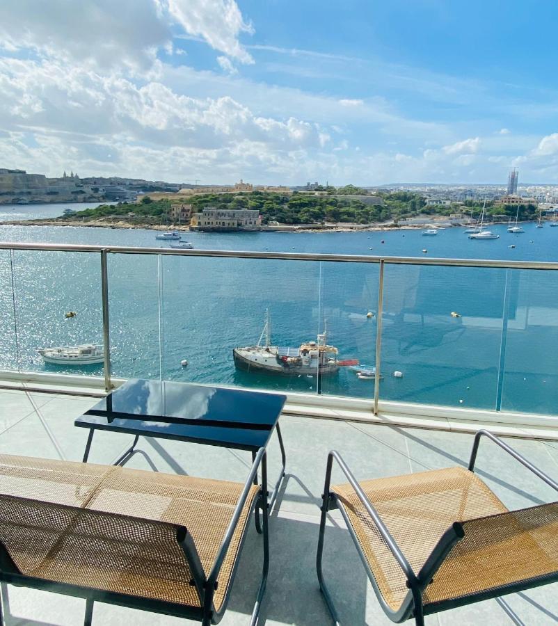 Sliema Seaview Apartment- Valletta Views - Apt 8, 49 Tigne Point Mansions Exterior foto