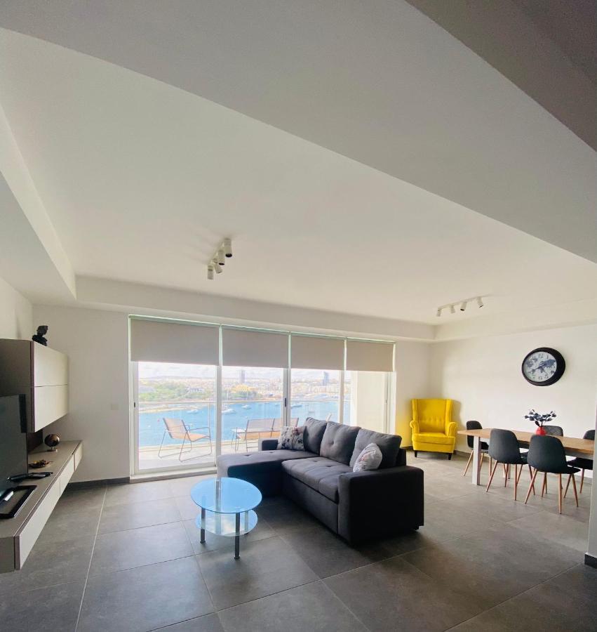 Sliema Seaview Apartment- Valletta Views - Apt 8, 49 Tigne Point Mansions Exterior foto